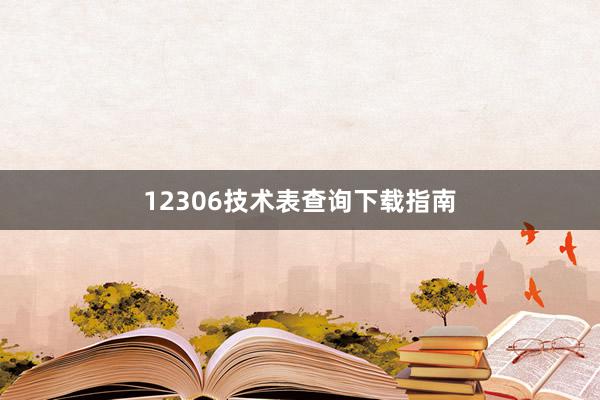 12306技术表查询下载指南